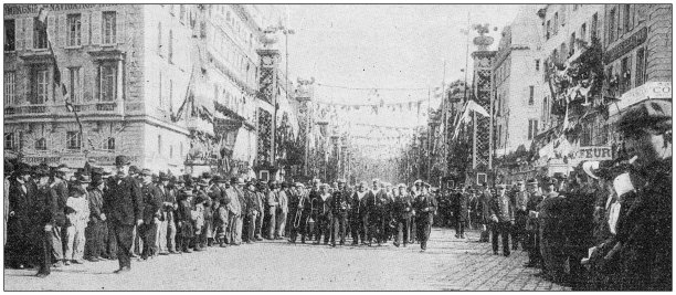 古董照片:马赛25周年庆典图片下载