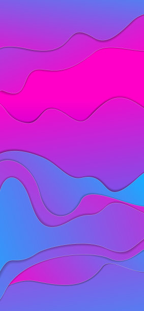 抽象背景彩色剪纸风格，矢量图形设计，移动桌面墙纸。图片下载