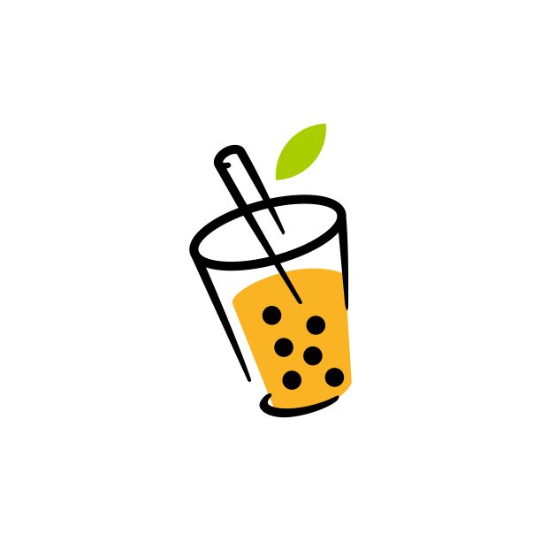 气泡饮品茶矢量图标图片下载