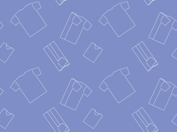 衬衫折叠绘图无缝图案墙纸-01图片下载