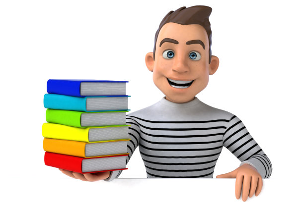 有趣的3D卡通休闲角色图片下载