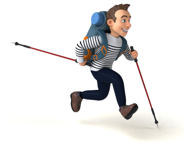 有趣的3D卡通休闲角色图片下载