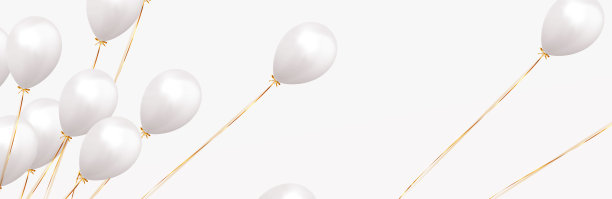 气球的背景。用氦气球来庆祝彩旗。图片下载