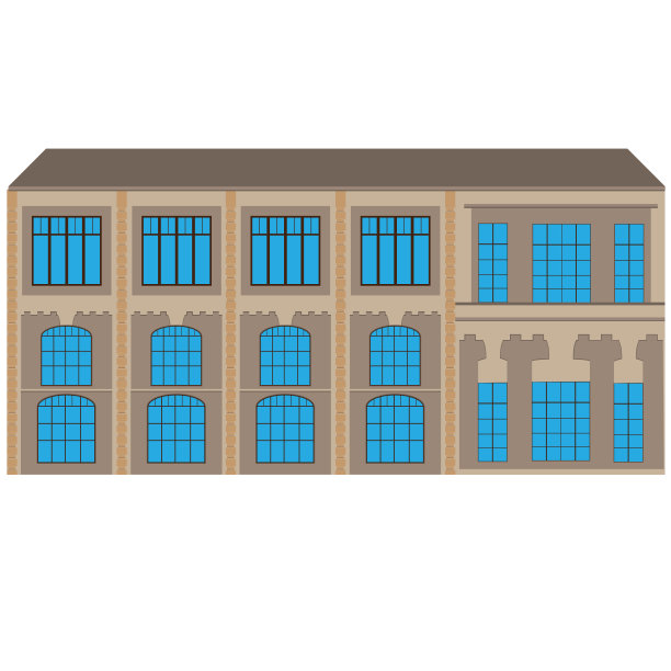 建筑立面灵感来源于历史宫殿图片下载