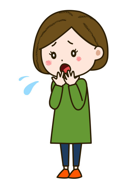 女人的插图让人畏缩图片下载