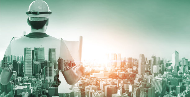 未来的建筑工程项目。图片下载