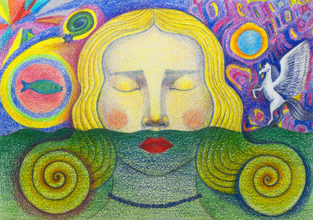 梦见一个美丽的女孩图片下载