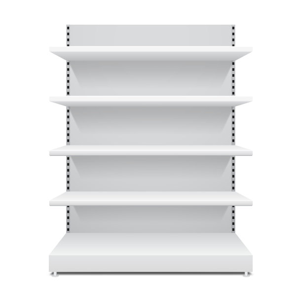 向量购物架，货架模板图片下载