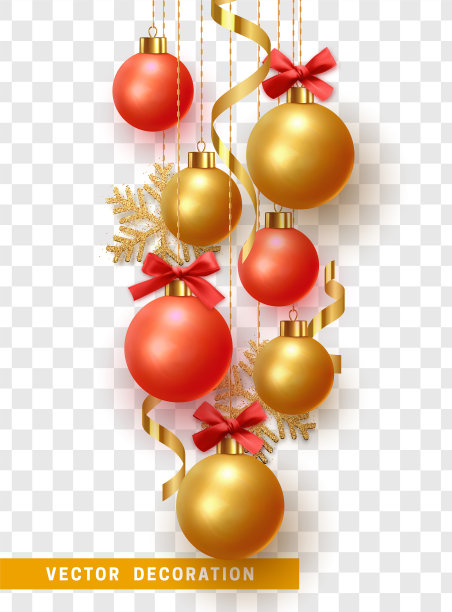 带丝带和蝴蝶结的圣诞舞会。图片下载