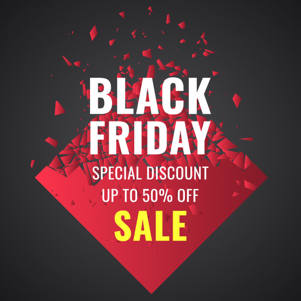 黑色星期五的促销标语。向量孤立的插图。图片下载
