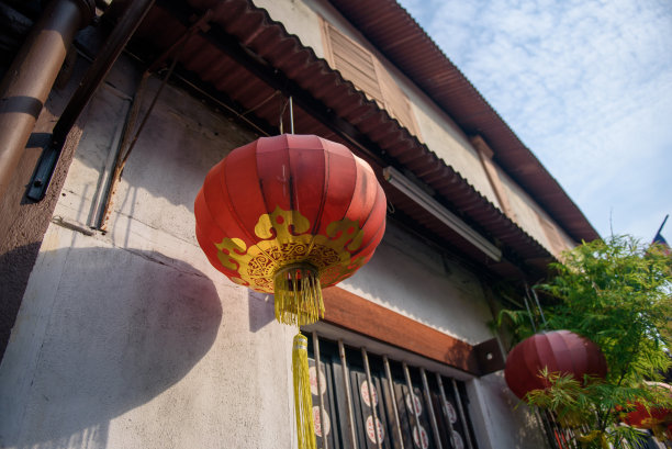 中国新年的传统灯笼图片下载