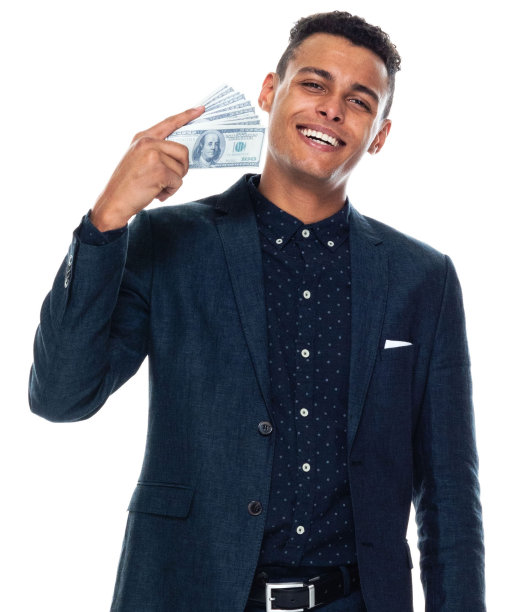 正面图片/一人/一人/腰部以上/ 20-29岁的成年人英俊的人黑头发/短发非洲裔/非裔人种男性/年轻人商人/商人穿着西装站着图片下载