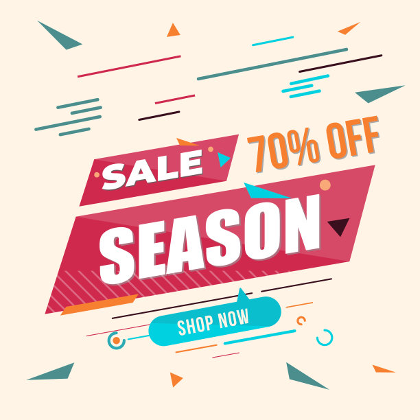 时装销售横幅模板图片下载