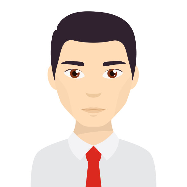 穿衬衫打领带的亚洲男人图片下载