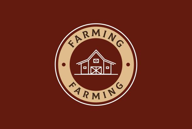 农业农场谷仓插图标志设计矢量图形图片下载