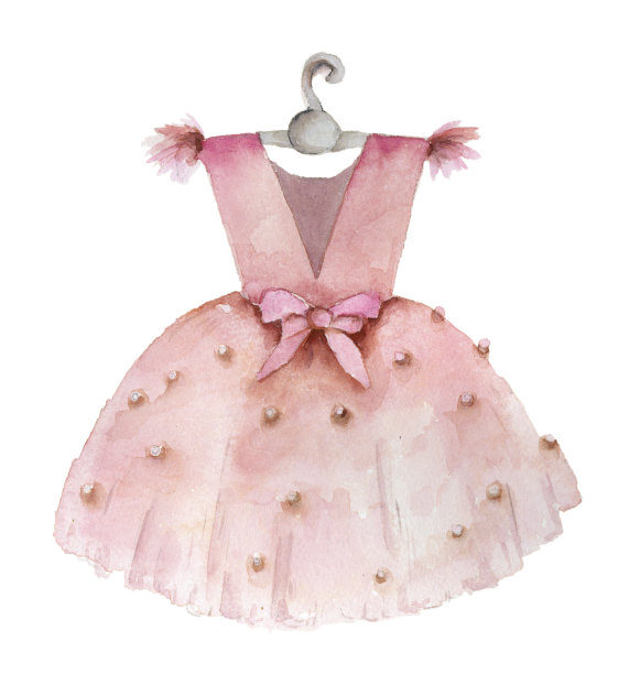 婴儿水彩的衣服图片下载