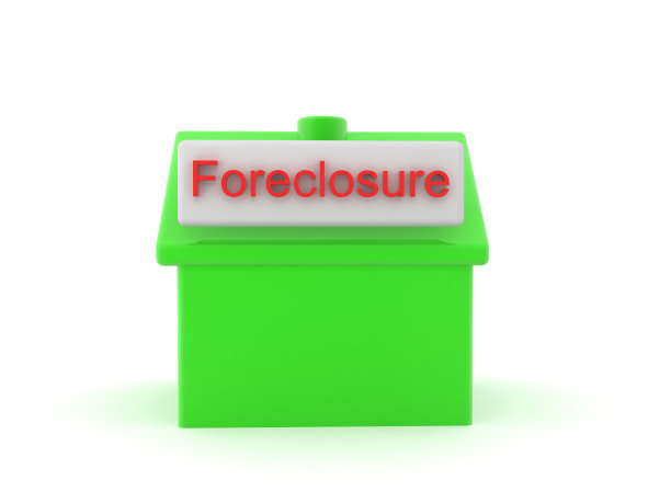 房屋止赎图标的3D渲染图片下载