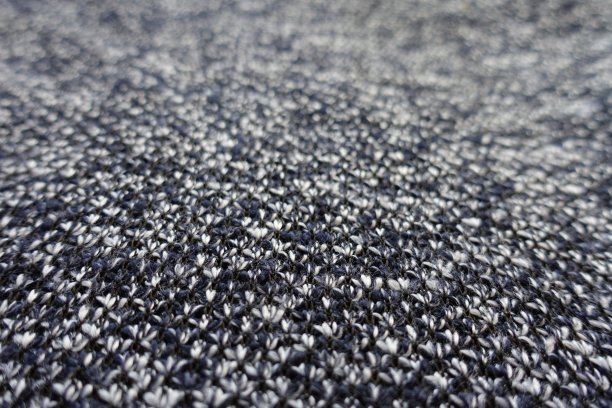 近观海军蓝杂色羊毛织物图片下载