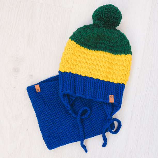 舒适针织冬季套装图片下载