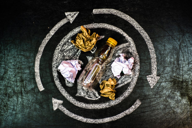 环境保护的概念;做循环利用，保护环境;可回收的垃圾。图片下载