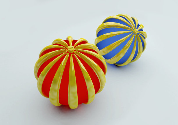 灰色背景上的圣诞球。图片下载