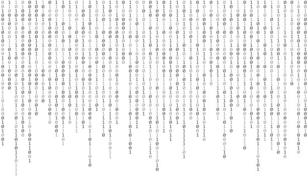 白色背景上的二进制代码。运行的数字概念。在浅色墙纸上下降的数字。矩阵的背景。0和1符号。黑客模板。矢量图图片下载