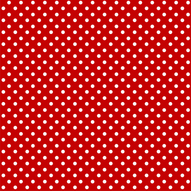 红白圆点图案无缝拼接。图片下载