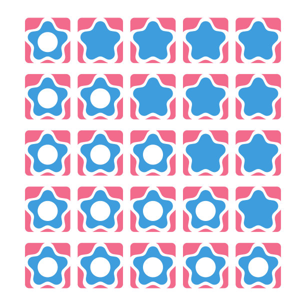 点评图标，现代平面设计色彩矢量标志图片下载