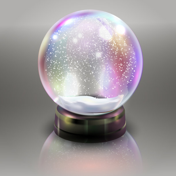 3d经典雪球矢量。图片下载