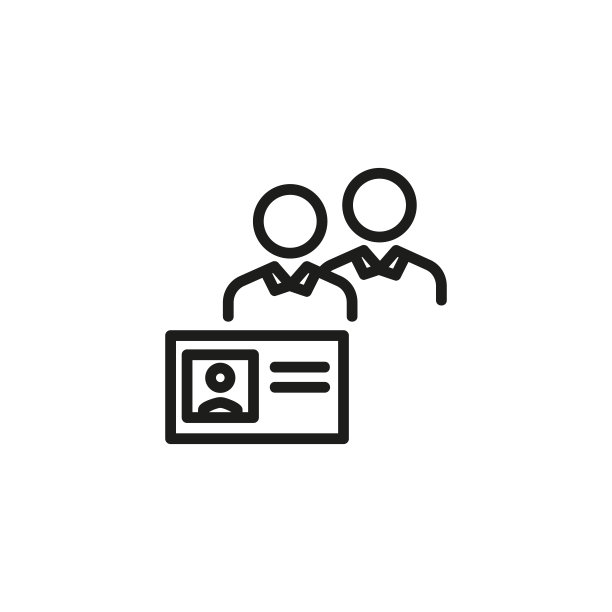团队徽章细线图标图片下载