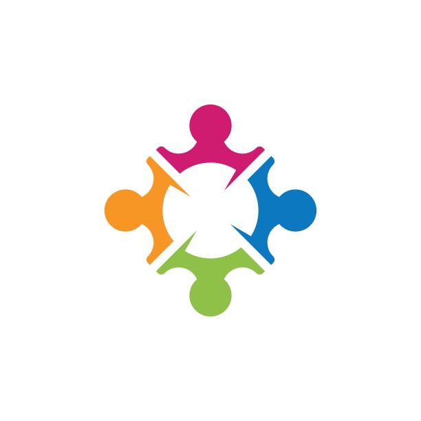 社区矢量图标插图设计图片下载