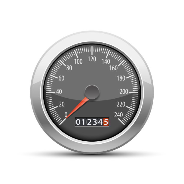速度计矢量设计插图孤立在白色背景图片下载