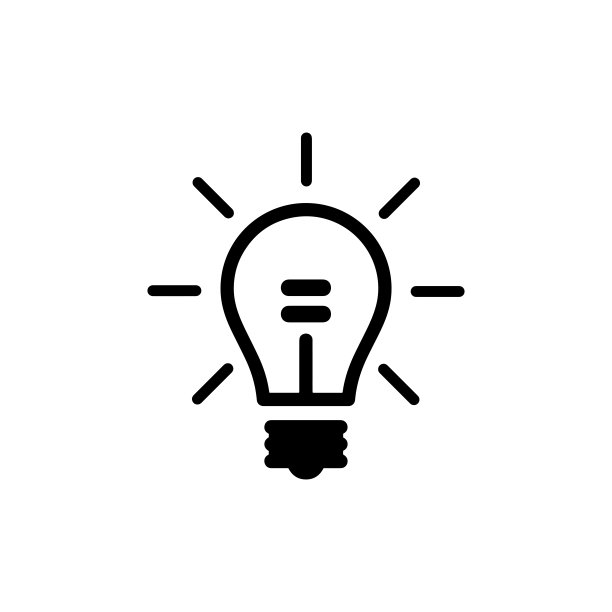 灯泡线条图标矢量图，隔离在白色背景上。创意标志，解决方案，思考概念图片下载