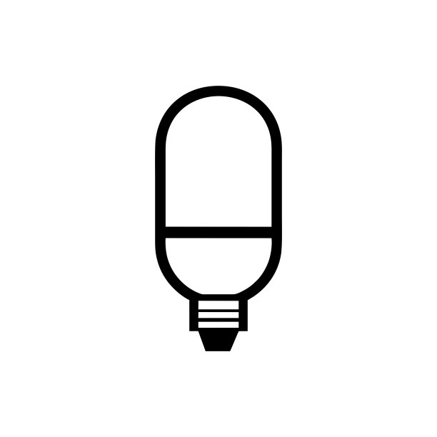 灯泡线条图标矢量图，隔离在白色背景上。创意标志，解决方案，思考概念图片下载