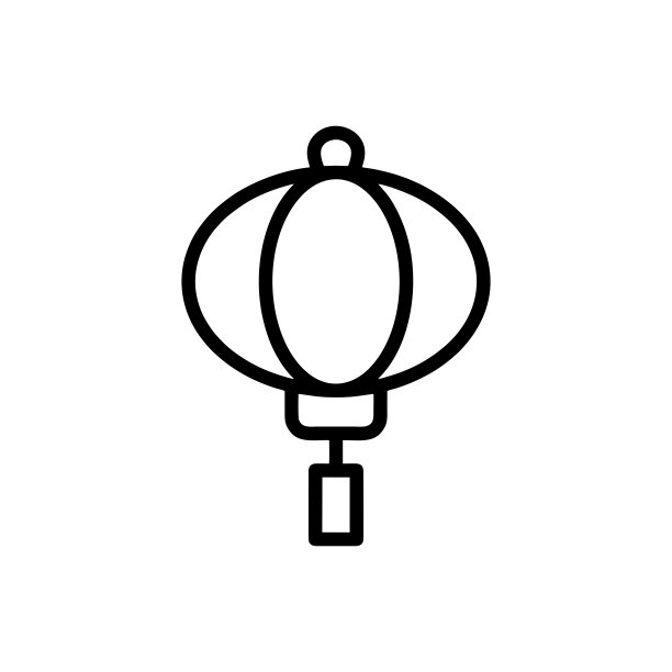 装饰用灯图标矢量图片下载