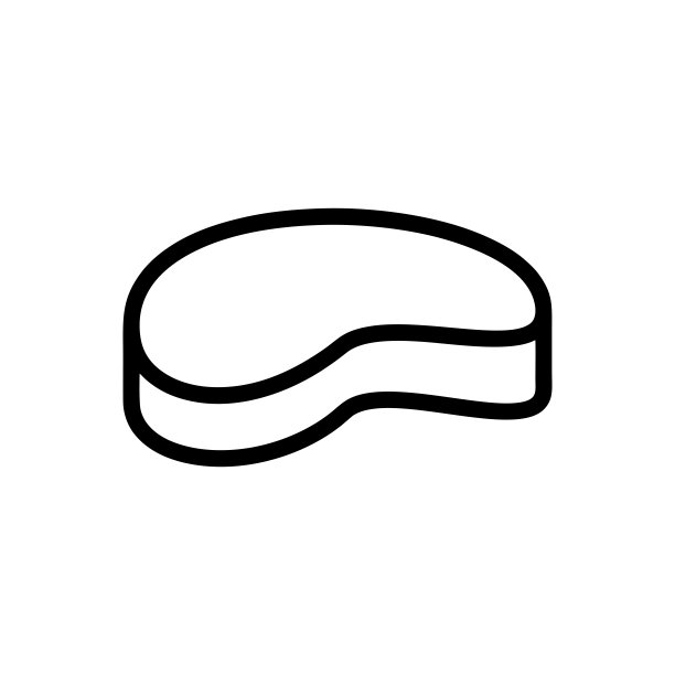 肉类图标矢量标志模板图片下载