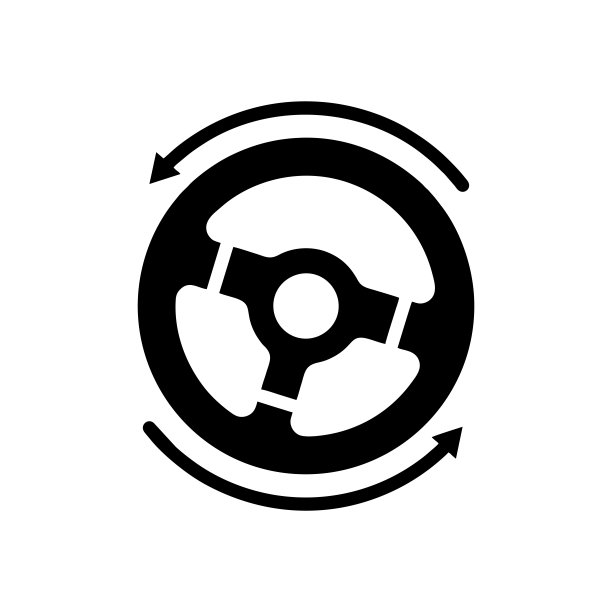方向盘矢量图标图片下载