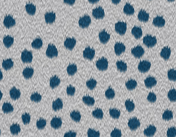 猎豹皮毛浅灰色，有蓝色斑点，短毛。无缝模式图片下载