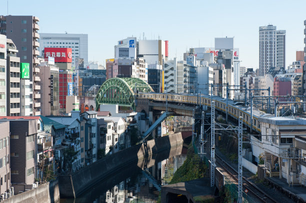 日本东京御水津的铁路图片下载