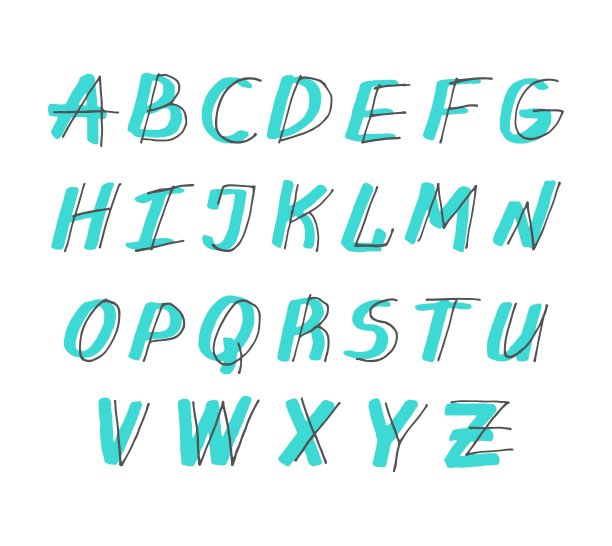 装饰字体与蓝色对角线阴影。薄荷字母组。矢量复古的排版或字体。用于名片、海报、销售或横幅设计的标题或标题字体集合图片下载