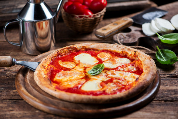 水牛芝士披萨图片下载