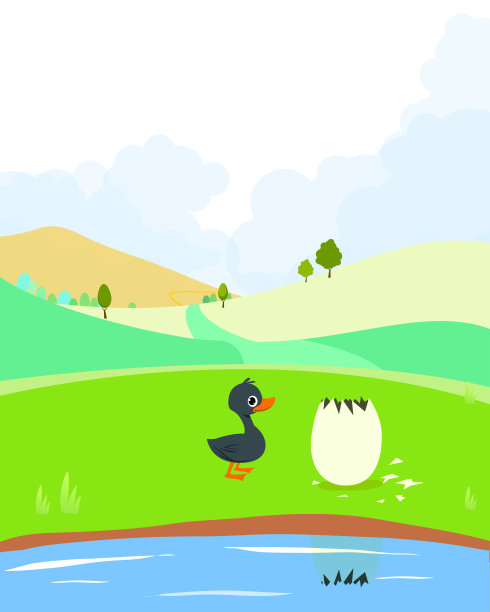 丑小鸭-伊索寓言图片下载