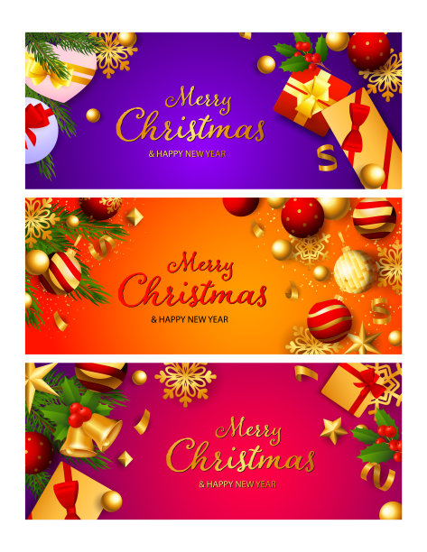 圣诞喜庆设计贺卡。装饰图片下载