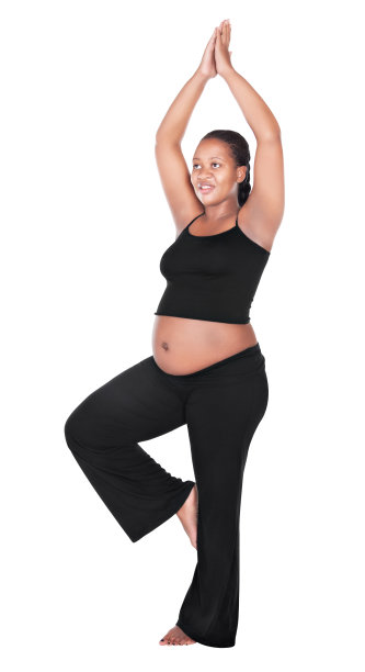 年轻的非洲孕妇图片下载