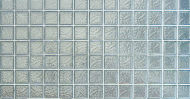 玻璃砌块墙的图案。图片下载
