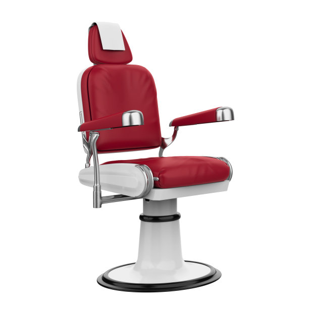 理发椅孤立图片下载