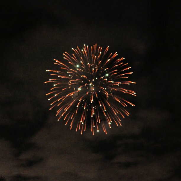 烟火表演的景象图片下载