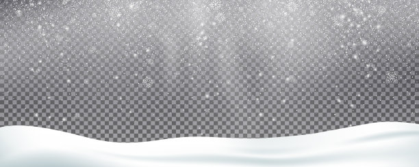 雪覆盖背景。现实的雪。冬天圣诞节和新年的雪装饰图片下载