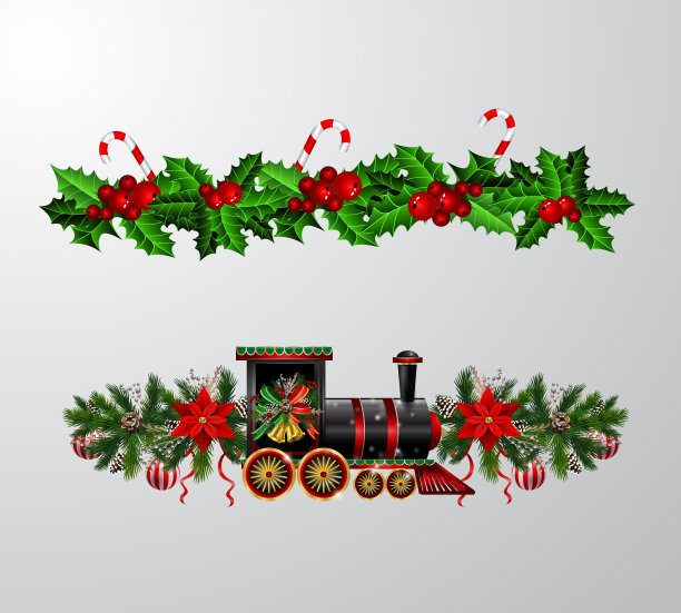 圣诞元素为您的设计图片下载