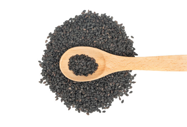 黑芝麻勺素材图片